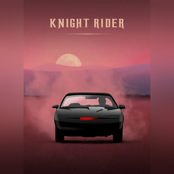 NEW! VINTAGE 80's KNIGHT RIDER💨TV SHOW🤩NOVELTY NOTE & 4 GLOSSY 8.5x11 POSTERS - Picture 10 of 10